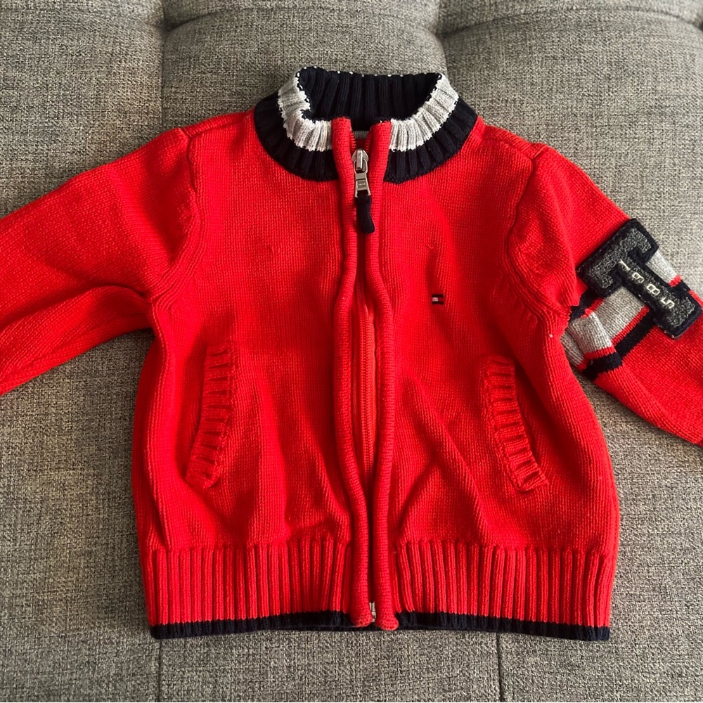 Tommy Hilfiger Zip Up Sweater